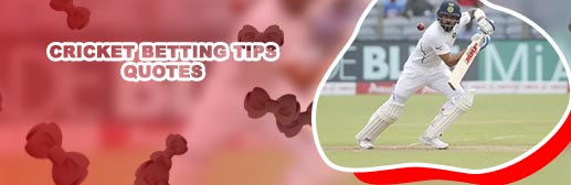 Cricket online betting tips