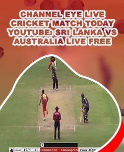 Live cricket match today